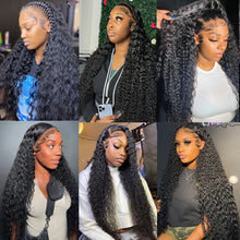 Load image into Gallery viewer, Crowned Roots Glueless Loose Deep Wave HD Lace Frontal 180%