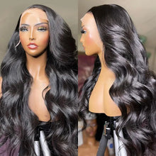 Load image into Gallery viewer, Crowned Roots 13x4 Ombre Highlight Lace Front Wig Body Wave Honey Blonde Human Hair