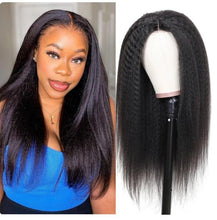 Load image into Gallery viewer, Crowned Roots Kinky Straight 13X4 150% Density Lace Wig