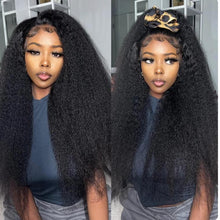 Load image into Gallery viewer, Crowned Roots Kinky Straight 13X4 150% Density Lace Wig