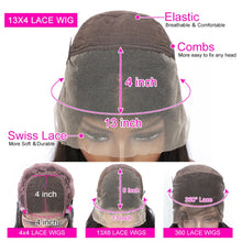 Load image into Gallery viewer, Crowned Roots Glueless Highlight 13x4 Straight HD Lace Front Wigs