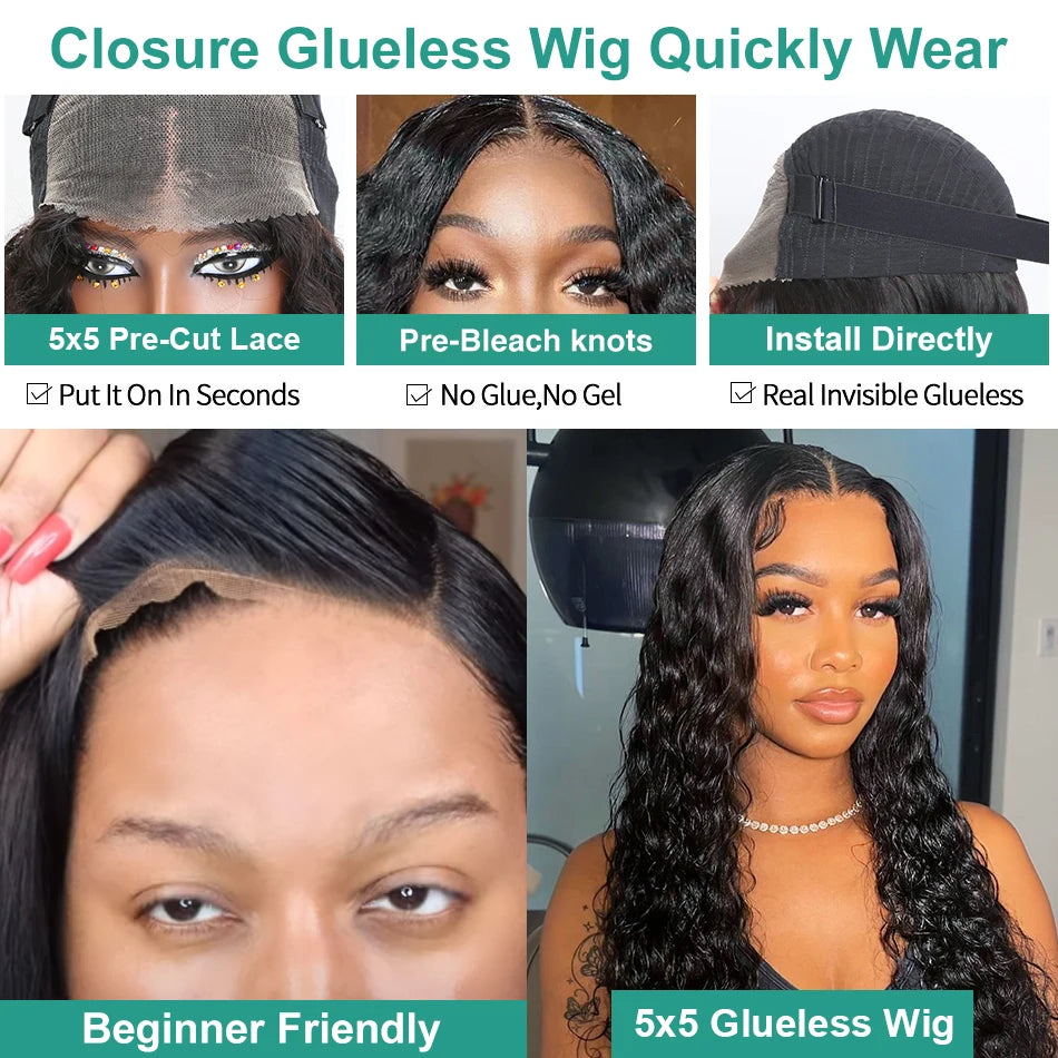 Curly Deep Wave Wig