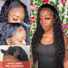 Load image into Gallery viewer, Crowned Roots Wet And Wavy Loose Deep 13x4 Lace HD Human Hair