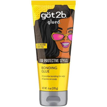 Load image into Gallery viewer, Got2b Glued Bonding Glue, for Protective Styles, Gentle on Scalp, Wig Glue 6 Oz