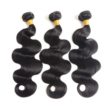 Load image into Gallery viewer, Crowned Roots 12A Body Wave 3 Bundles 100% Human Hair Natural Color