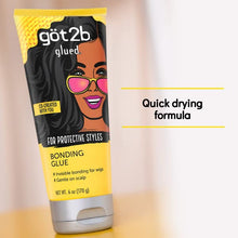 Load image into Gallery viewer, Got2b Glued Bonding Glue, for Protective Styles, Gentle on Scalp, Wig Glue 6 Oz