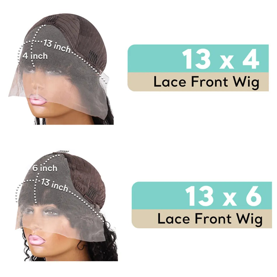 Honey Brown Highlight Deep Wave Wig