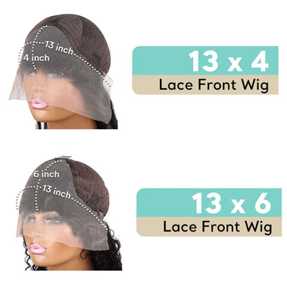 Honey Brown Highlight Deep Wave Wig