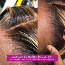 Load image into Gallery viewer, Crowned Roots 180% Honey Blonde Highlight Body Wave Lace Wig
