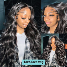 Load image into Gallery viewer, Crowned Roots 13x4 &amp; 13x6 HD Transparent Lace Front Human Hair Body Wave
