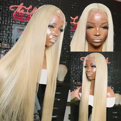 613 Honey Blonde Bone Straight Wig
