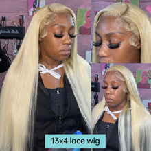 Load image into Gallery viewer, Crowned Roots 613 Honey Blonde Bone Straight Human Hair Wig
