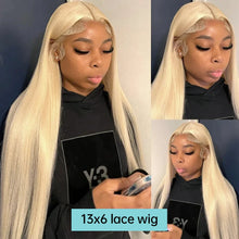 Load image into Gallery viewer, Crowned Roots 613 Honey Blonde Bone Straight Human Hair Wig
