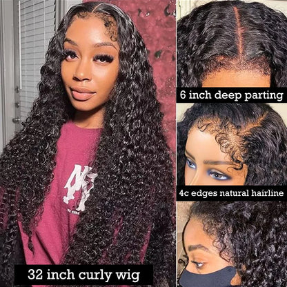 4C Hairline Kinky Curly Wig