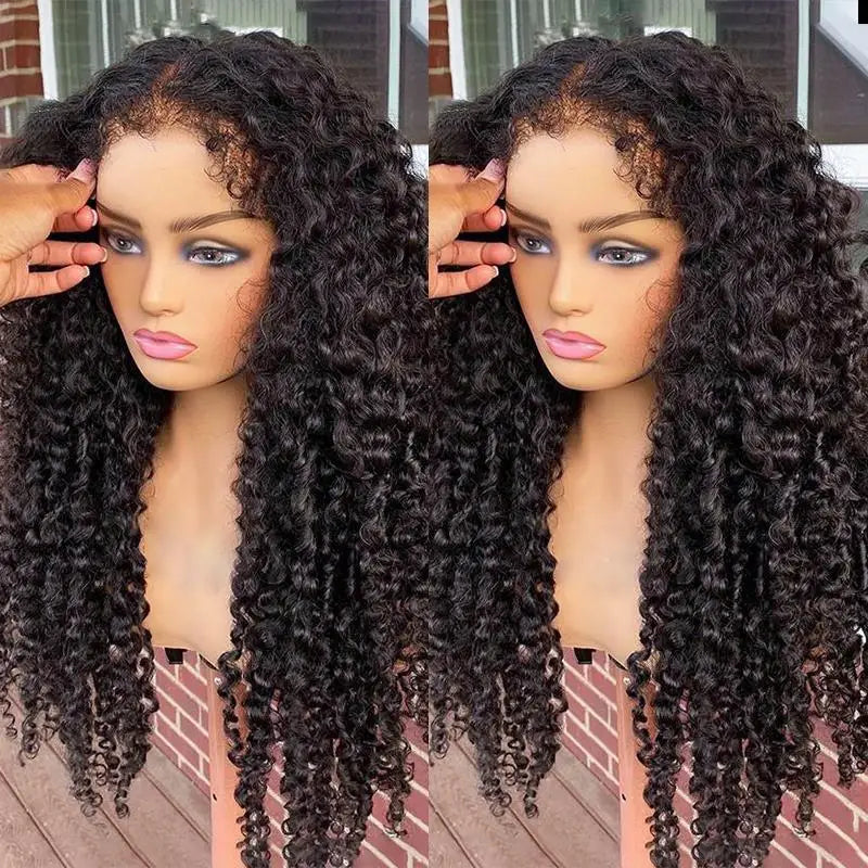 4C Hairline Kinky Curly Wig