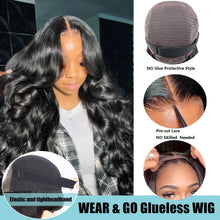 Load image into Gallery viewer, Crowned Roots Body Wave 13x4 13x6 Transparent Lace 5x5 Closure Wig
