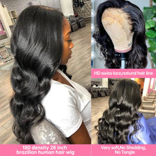 Load image into Gallery viewer, Crowned Roots Glueless Lace Body Wave Wig With Pre Plucked Hairline
