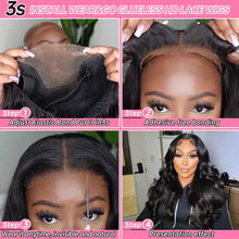 Load image into Gallery viewer, Crowned Roots Glueless Lace Body Wave Wig With Pre Plucked Hairline
