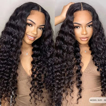 Load image into Gallery viewer, Crowned Roots Water Wave Lace Front Human Hair Wig
