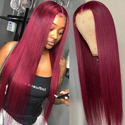 Glueless 99j Straight Wig