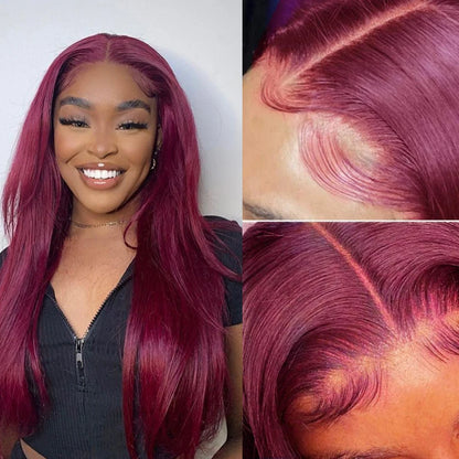 Glueless 99j Straight Wig