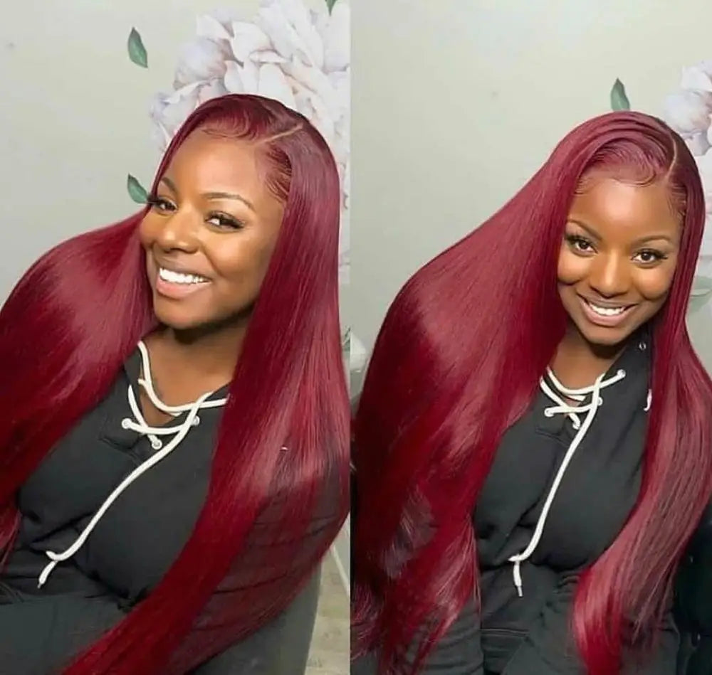 Glueless 99j Straight Wig