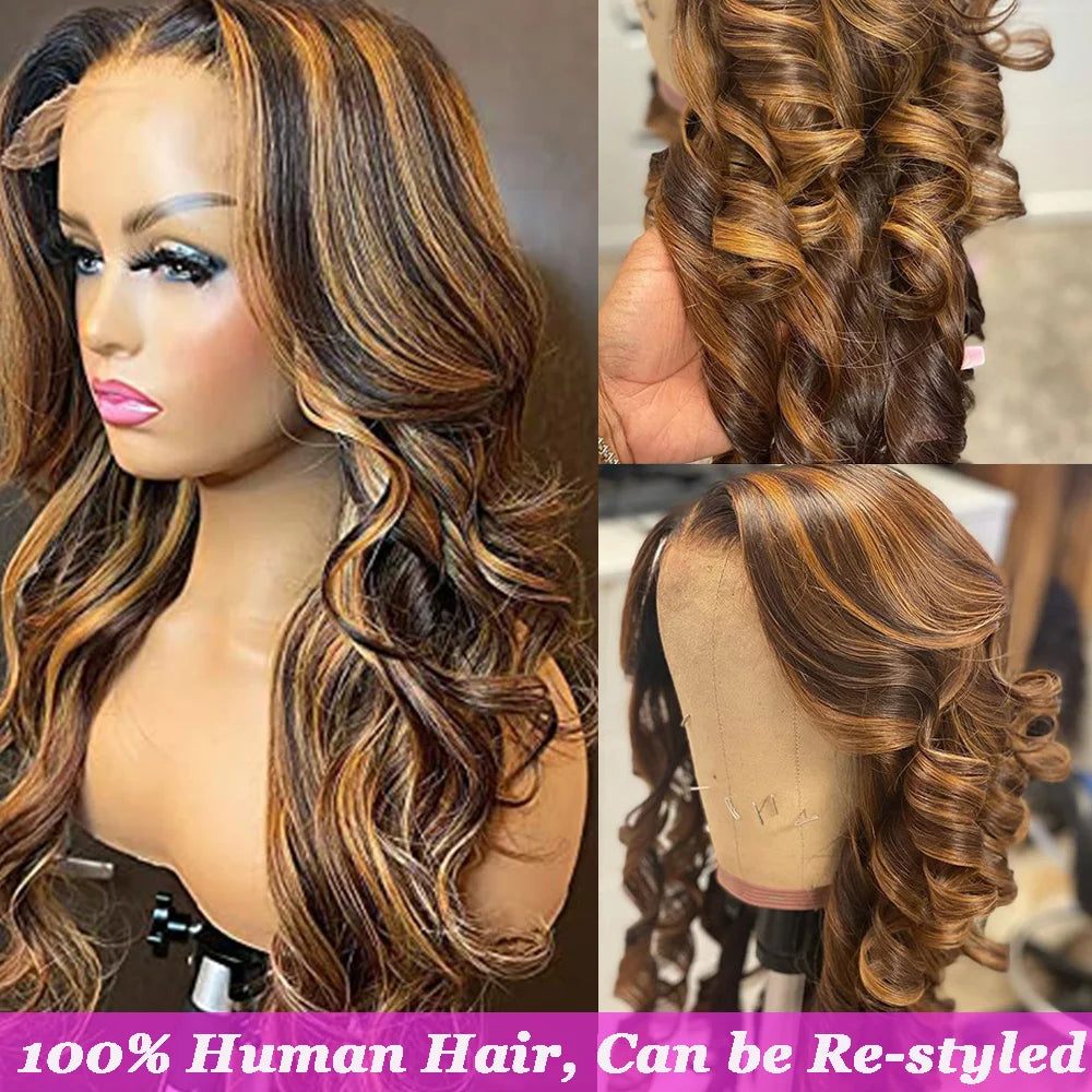 Ombre Highlight Lace Wig
