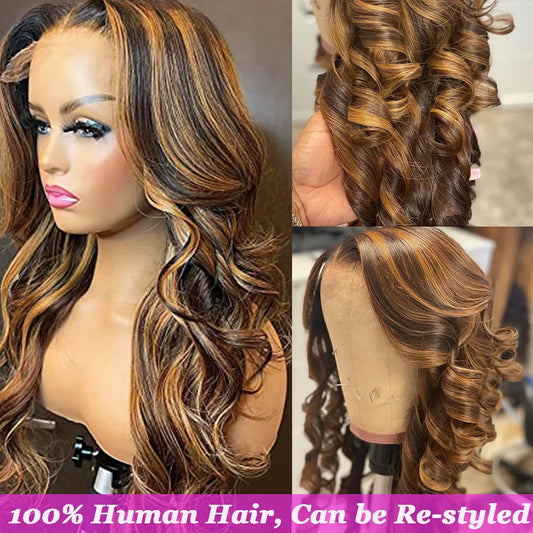 Ombre Highlight Lace Wig
