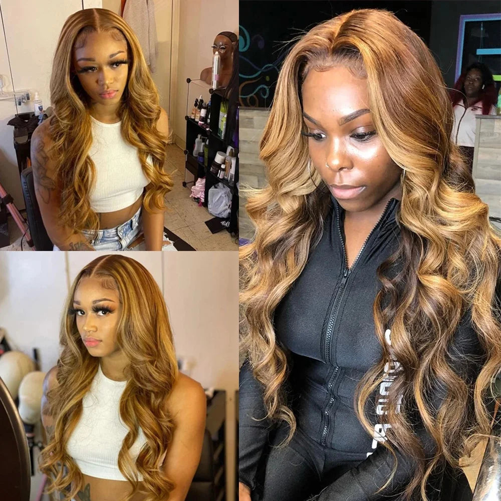 Ombre Highlight Lace Wig