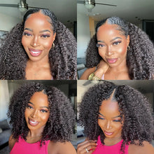 Load image into Gallery viewer, Crowned Roots V Part Wig Kinky Curly No Leave Out Thin Part Beginner Friendly Afro Kinky
