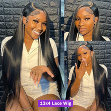 Load image into Gallery viewer, Crowned Roots 250% Density Bone Straight HD Lace Front Wig Glueless Human Hair
