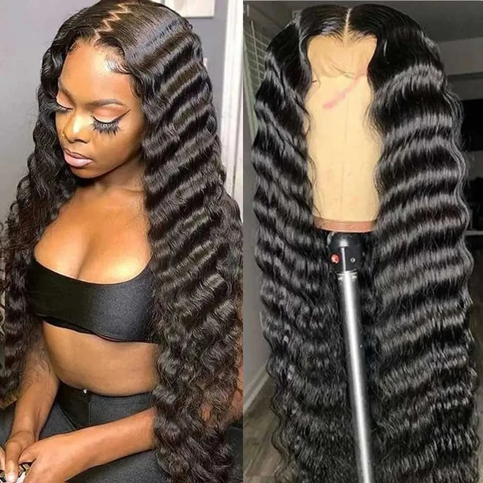 Loose Deep Wave HD Transparent Lace Wig