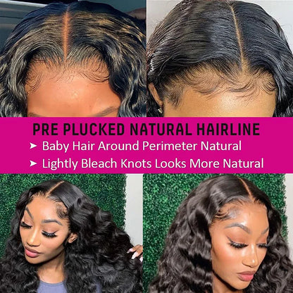 Loose Deep Wave HD Transparent Lace Wig