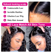 Load image into Gallery viewer, Crowned Roots Glueless Loose Deep Wave HD Lace Frontal 180%
