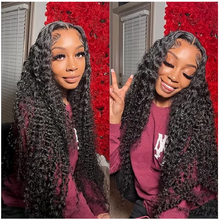 Load image into Gallery viewer, Crowned Roots Glueless Loose Deep Wave HD Lace Frontal 180%
