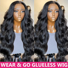 Load image into Gallery viewer, Crowned Roots Preplucked Brazilian Body Wave , Invisible 13x4 13x6 HD Lace Wig
