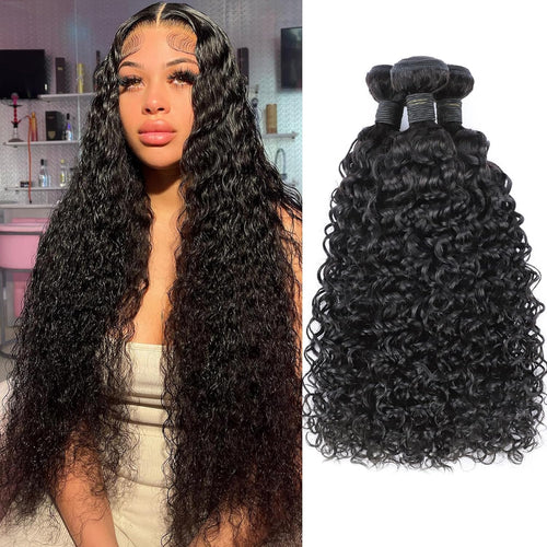 Crowned Roots 12A Curly Wet and Wavy 3 Human Hair Bundles