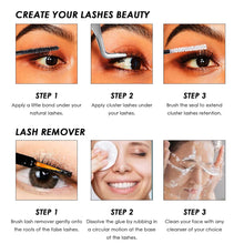 Load image into Gallery viewer, Lash Clusters DIY Lash Extension Kit 72 Individual Lashes with Applicator and Lash Bond &amp; Seal
