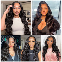 Load image into Gallery viewer, Crowned Roots 13x4 HD Wear and Go Glueless Wig Human Hair Body Wave 180%
