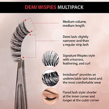 Load image into Gallery viewer, False Eyelashes Demi Wispies Black, 1 Pack 
