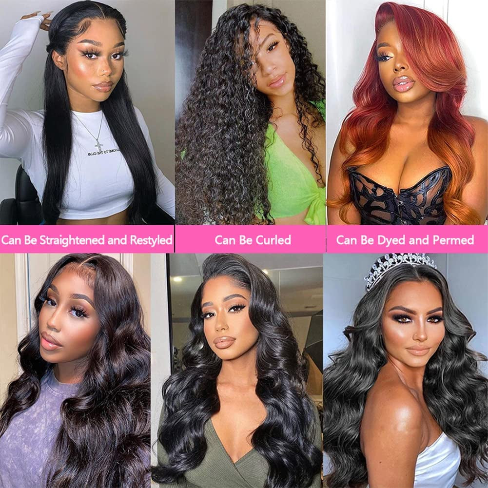 Crowned Roots 12A Body Wave 3 Bundles 100% Human Hair Natural Color