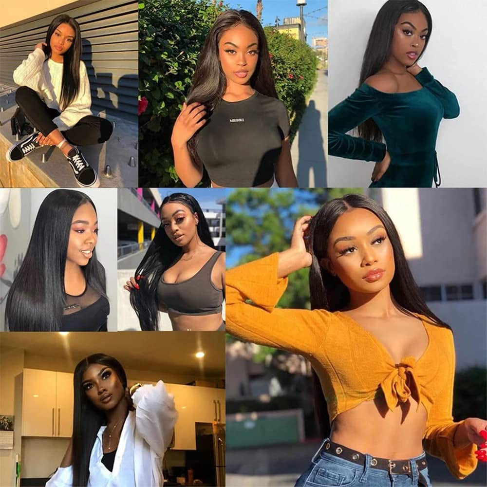 Crowned Roots 10A Brazilian Straight 3 Bundles 100% Unprocessed Virgin Hair 