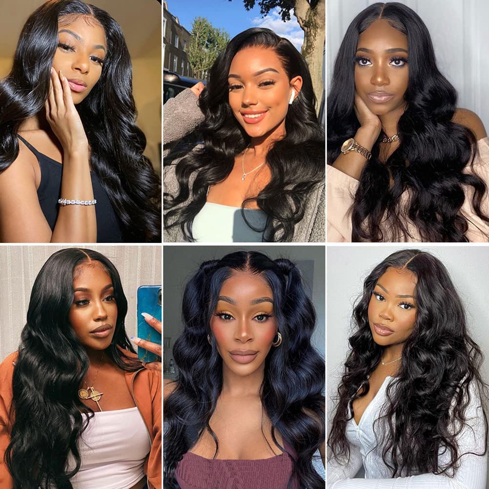 Crowned Roots Body Wave 13x4 Lace Pre Plucked 180% Density