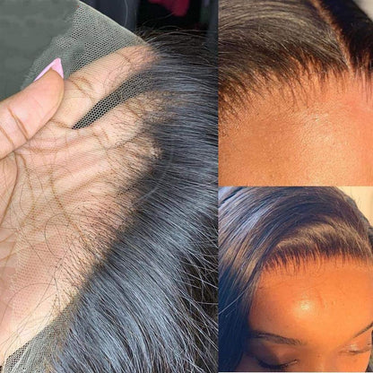 Crowned Roots Body Wave 13x4 Lace Pre Plucked 180% Density