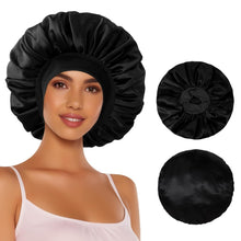 Load image into Gallery viewer, Crowned Roots Extra Large Satin Bonnet 
