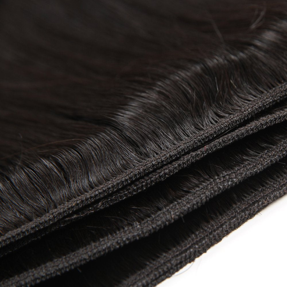 Crowned Roots 10A Brazilian Straight 3 Bundles 100% Unprocessed Virgin Hair 