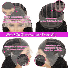 Load image into Gallery viewer, Crowned Roots 13x4 HD Wear and Go Glueless Wig Human Hair Body Wave 180%
