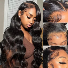 Load image into Gallery viewer, Crowned Roots 13x4 HD Wear and Go Glueless Wig Human Hair Body Wave 180%
