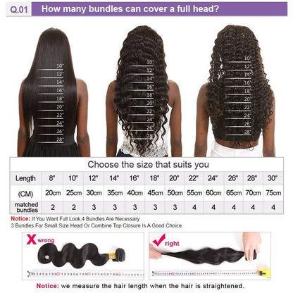 Crowned Roots 3 Bundles Loose Deep Wave 100% Unprocessed Virgin Brazilian Remy  